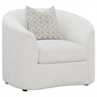 Pemberly Row 3-Piece Boucle Upholstered Sloped Arm Sofa Set in Latte