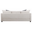 Pemberly Row Upholstered Sloped Arm Sectional Sofa in Platinum
