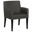 Pemberly Row 5-Piece Rectangular Dining Set with 4 Arm Chairs in Black