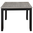 Pemberly Row Rectangular 78-inch Extension Leaf Dining Table in Black