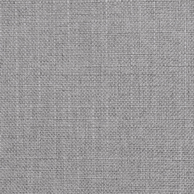 Pemberly Row Square Fabric Upholstered Storage Ottoman in Grey