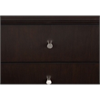 Pemberly Row Modern Wood 6-Drawer Dresser with Mirror in Brown