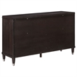 Pemberly Row Modern Wood 6-Drawer Bedroom Storage Dresser in Brown
