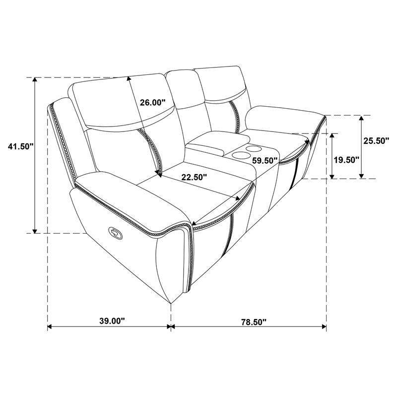 Pemberly Row 3-Piece Faux Leather Reclining Sofa and Recliner Set in Blue