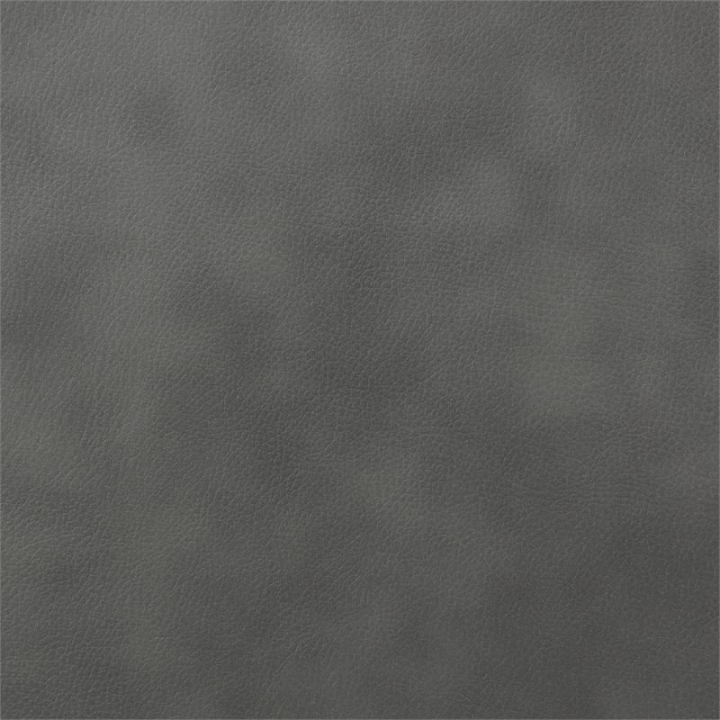Pemberly Row Leatherette Upholstered Power Lift Recliner Chair in Grey