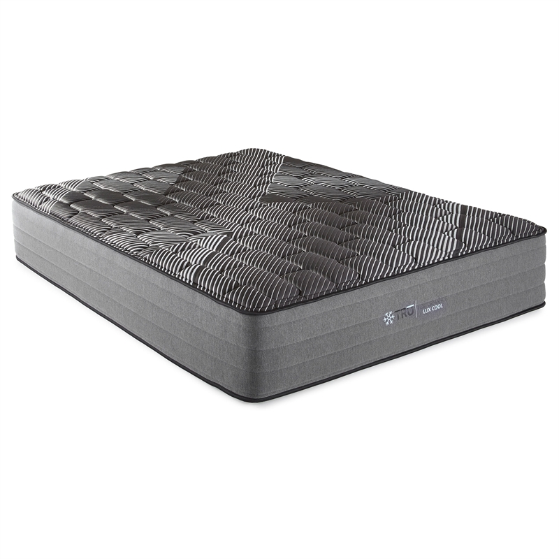 Pemberly Row 14-inch Queen Cool Firm Memory Foam Hybrid Mattress