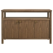 Pemberly Row 52-Inch 3-Door Dining Cabinet Sideboard Buffet in Walnut