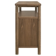 Pemberly Row 52-Inch 3-Door Dining Cabinet Sideboard Buffet in Walnut
