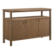 Pemberly Row 52-Inch 3-Door Dining Cabinet Sideboard Buffet in Walnut
