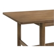 Pemberly Row 71-Inch Rectangular Wood Trestle Dining Table in Walnut