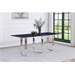 Pemberly Row 79-Inch Rectangular Sintered Stone Dining Table in Grey