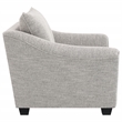 Pemberly Row Boucle Upholstered Accent Armchair in Light Grey