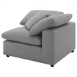 Pemberly Row 5-piece Boucle Upholstered Modular Sectional in Grey