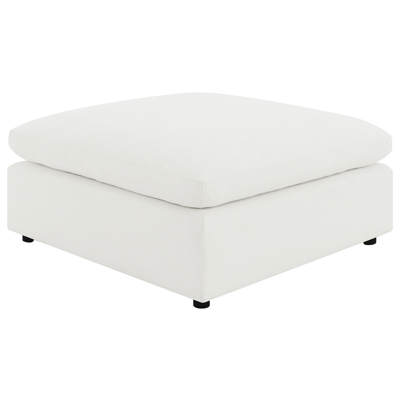 Pemberly Row 6-piece Boucle Upholstered Modular Sectional in Ivory