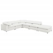 Pemberly Row 6-piece Boucle Upholstered Modular Sectional in Ivory