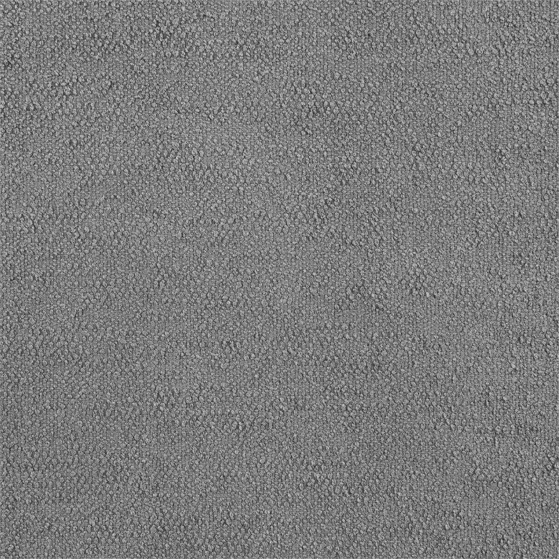 Pemberly Row Boucle Upholstered Modular Armless Chair in Grey