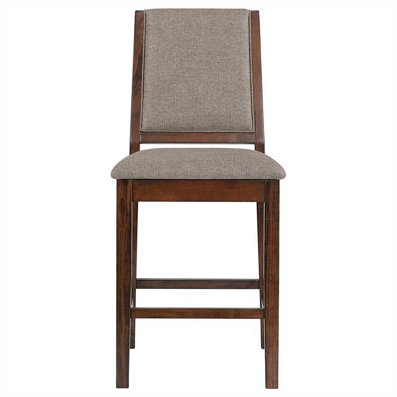 Pemberly Row 5-piece Counter Height Dining Table Set in Mango Oak