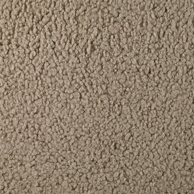 Pemberly Row Upholstered Barrel Back Accent Chair in Mushroom