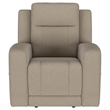 Pemberly Row Upholstered Manual Rocker Recliner Chair in Taupe