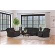 Pemberly Row 3-Piece Reclining Sofa with Loveseat and Recliner in Charcoal