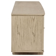 Pemberly Row 79-inch Wood TV Stand for TVs up to 85 inches in Beige Oak