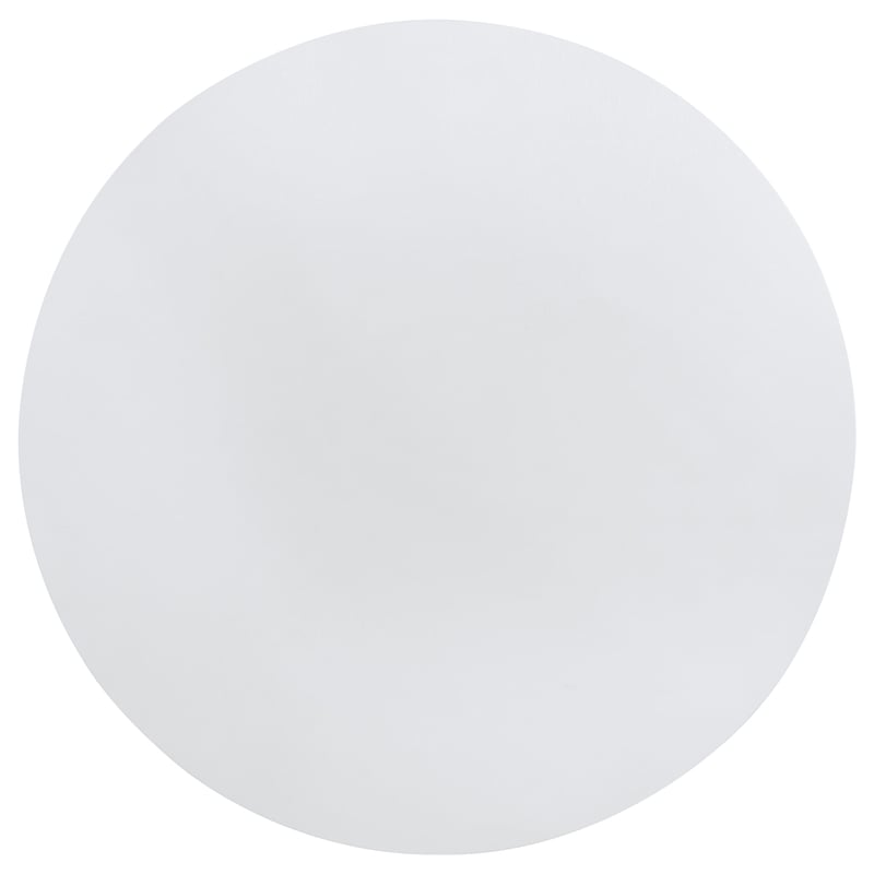 Pemberly Row 5-Piece 54-inch Round Wood Dining Set in Pearl White