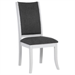 Pemberly Row 7-Piece 54-inch Round Wood Dining Set in Pearl White