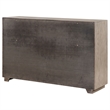Pemberly Row 6-drawer Dresser with Chrome Bar Pulls in Barley Brown