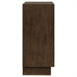 Pemberly Row Solid Wood 4-drawer Chest of Drawers in Warm Brown