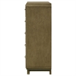 Pemberly Row Solid Rubberwood 5-drawer Chest of Drawers in Nutmeg