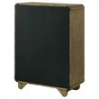 Pemberly Row Solid Rubberwood 5-drawer Chest of Drawers in Nutmeg