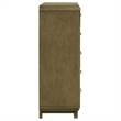 Pemberly Row Solid Rubberwood 5-drawer Chest of Drawers in Nutmeg