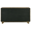 Pemberly Row Solid Rubberwood 6-drawer Dresser Cabinet in Nutmeg