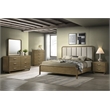 Pemberly Row Solid Rubberwood 6-drawer Dresser and Mirror in Nutmeg