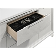 Pemberly Row 9-drawer Dresser Cabinet with Acrylic Legs in White