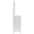 Pemberly Row 9-drawer Dresser and Touch LED Mirror Set in White