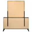 Pemberly Row 6-drawer Wood Grain Dresser and Mirror in Natural Pine