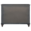 Pemberly Row 8-drawer Dresser Cabinet with Gunmetal Hardware in Dark Oak