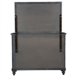 Pemberly Row 8-drawer Oak Veneer Dresser and Mirror Set in Dark Oak