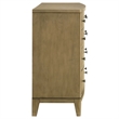 Pemberly Row 8-drawer Solid Pine Dresser Cabinet in Natural Pine