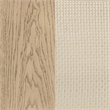 Pemberly Row 9-drawer Oak Veneer Dresser and Mirror Set in Beige Oak