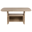 Pemberly Row 7-piece Wood Counter Height Dining Set in Beige Oak