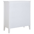 Pemberly Row 8-Drawer Wood and Rattan Chest of Drawers in White