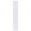 Pemberly Row 71-inch 6-shelf Geometric Wood Bookshelf in White