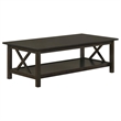 Pemberly Row 3-piece Rectangular Coffee Table Set in Deep Merlot