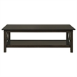 Pemberly Row 3-piece Rectangular Coffee Table Set in Deep Merlot