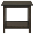 Pemberly Row 3-piece Rectangular Coffee Table Set in Deep Merlot