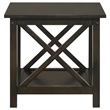 Pemberly Row 3-piece Rectangular Coffee Table Set in Deep Merlot