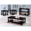 Pemberly Row 2-shelf Wood Entryway Console Table in Deep Merlot
