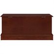 Pemberly Row Engineered Wood Storage Cedar Chest with Lock in Warm Brown